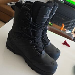 Salomon Black High-Top Boots
